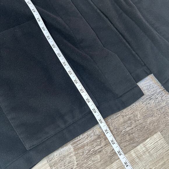 Vintage 100% Cashmere Black Oversized Button‑Front Minimalist Jacket Size XL - Picture 9 of 9